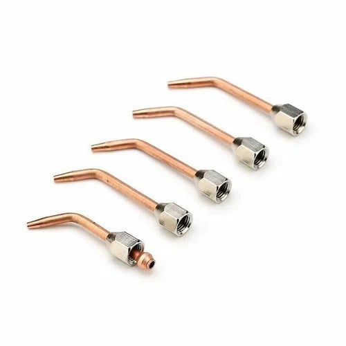 Complete Set Of 5 Tips Of Tools & Equipments Metal Little Torch Jewelry