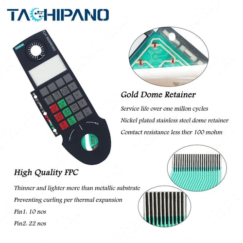for 6FC5 303-0AA00-2AA0 HT2 Switch Keyboard 6FC5303-0AA00-2AA0 Membrane Keypad