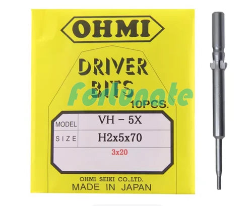 10PC/bag FOR Batch nozzle VH-5X H2x5x70(3x20)