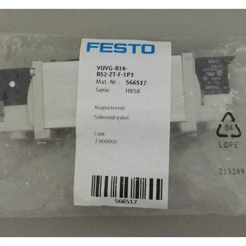 Festo VUVG-B14-B52-ZT-F-1P3 566517 One Solenoid Valve Free Shipping