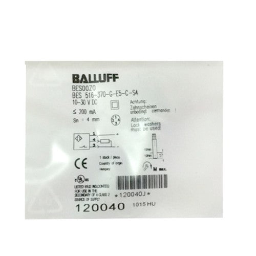 BALLUFF BES 516-370-G-E5-C-S4 (BES00Z0)Inductive Standard Sensors PNP