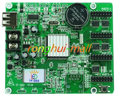 1PCS FOR LED Display Controller Blue light TF-QS2N Full Color Asynchronous