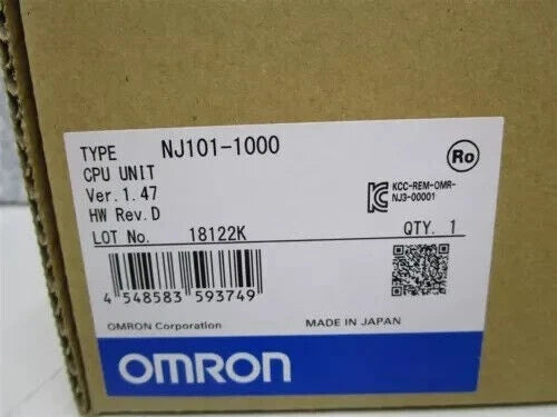 NJ101-1000 OMRON NJ101-1000 CPU Unit 1PC