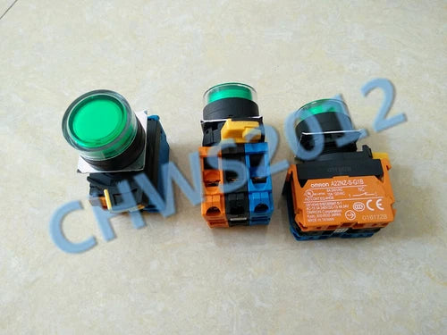 1PC (with light self-locking) A22NL-BGA-TGA-G102-GC push button switch