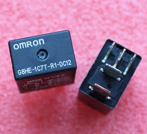4pcs For High Current Automobile Relays DC12V 5-Pins G8HE-1C7T-R1-DC12