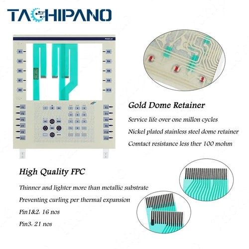 1PC For Membrane Keypad XBT F10CK XBTF10CK ZT-EDM