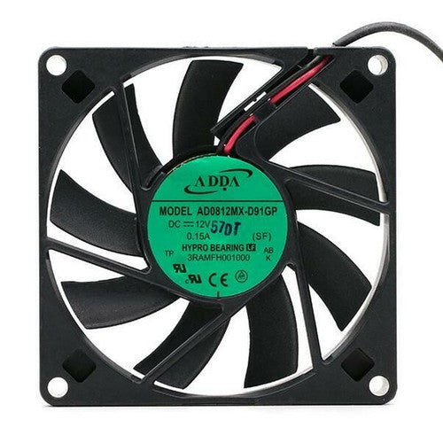 ADDA AD0812MX-D91GP 8015 12V 0.15A 2 wire ultra thin quiet Case Fan