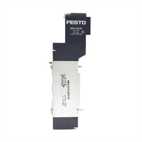 Festo Meh-5/2-1/8-P-B Solenoid Valve 173129 Width 17.8Mm