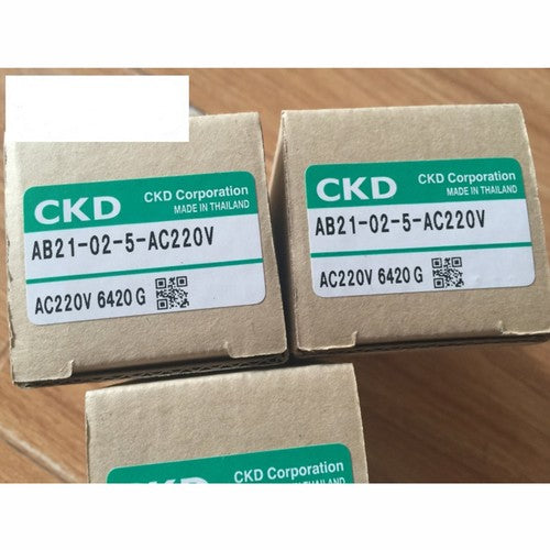 One For CKD AB21-02-5-AC220V Solenoid Valve In Box Free Shipping