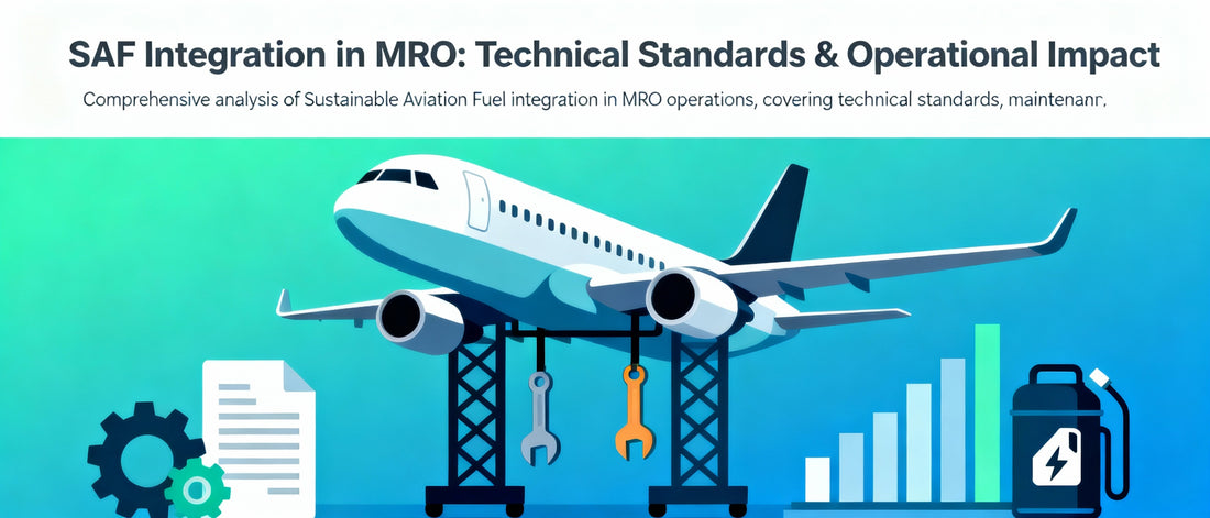 SAF Integration in MRO: Technical Standards & Operational Impact