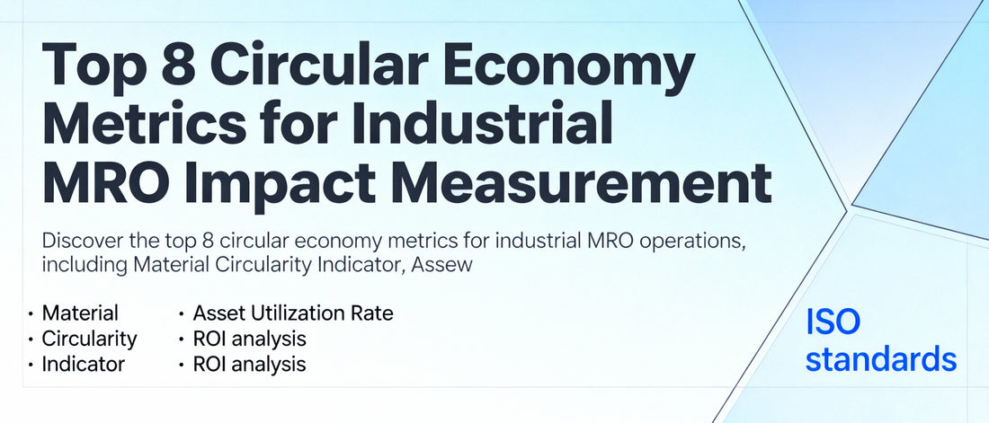 Top 8 Circular Economy Metrics for Industrial MRO Impact Measurement