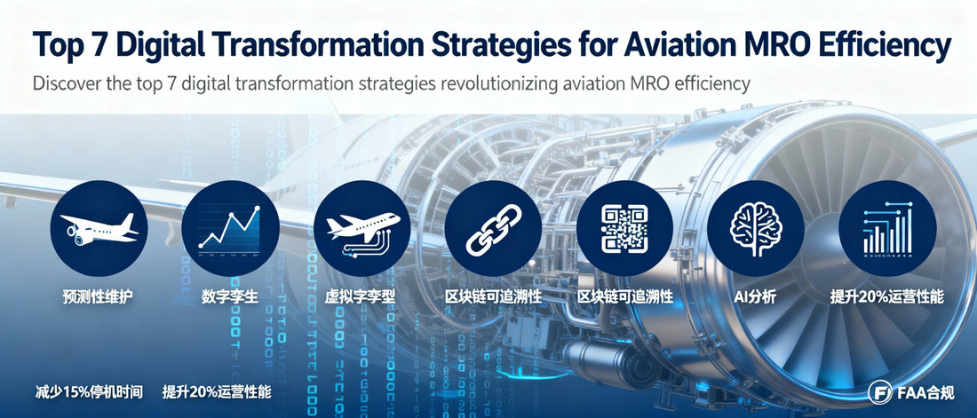Top 7 Digital Transformation Strategies for Aviation MRO Efficiency