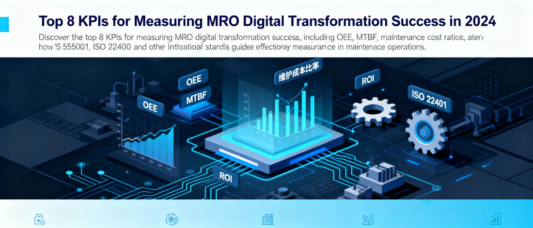 Top 8 KPIs for Measuring MRO Digital Transformation Success in 2024