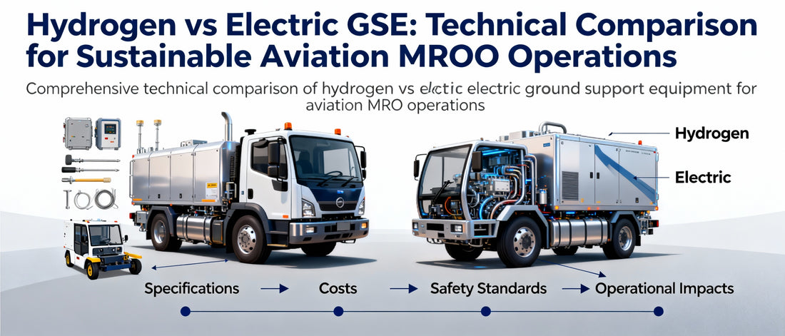 Hydrogen vs Electric GSE: Technical Comparison for Sustainable Aviation MRO Operations
