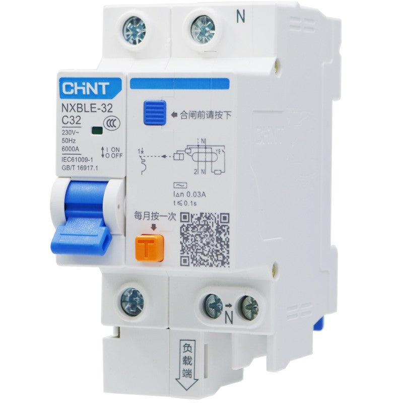 Chint 20A 1P+N NXBLE Series Air Switch Circuit Breaker