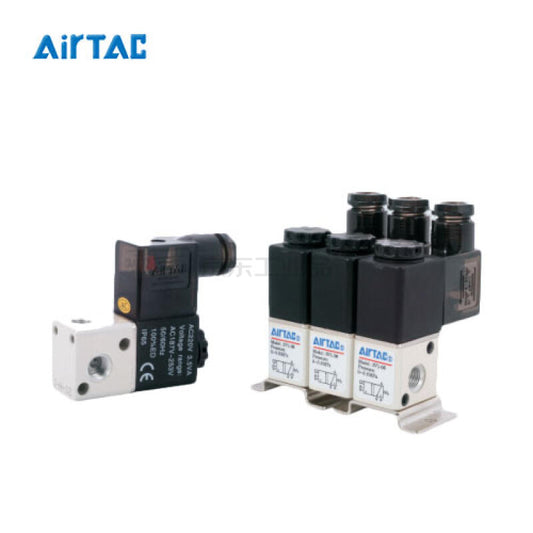 AirTAC 2-position 3-way direct-acting solenoid valve 2-combination; 3V1M5A2F