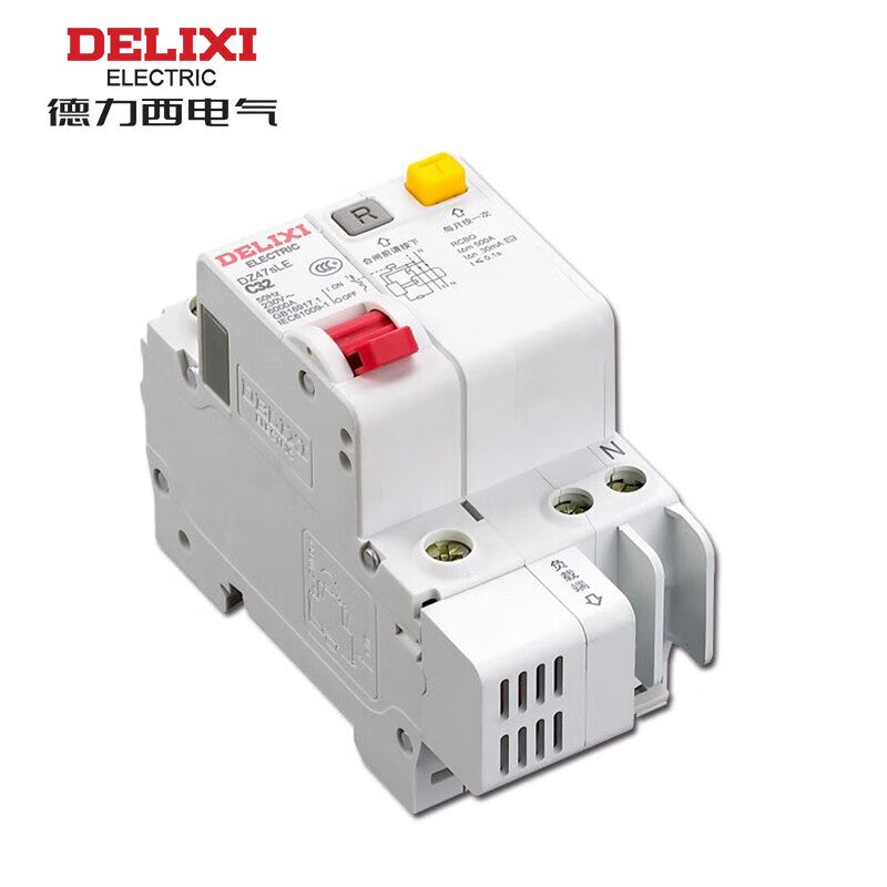 Delixi DZ47sLE 1P+NC 32A 6KA 30mA electronic AC 230VAC DZ47SLEN1C32 miniature leakage protection circuit breaker