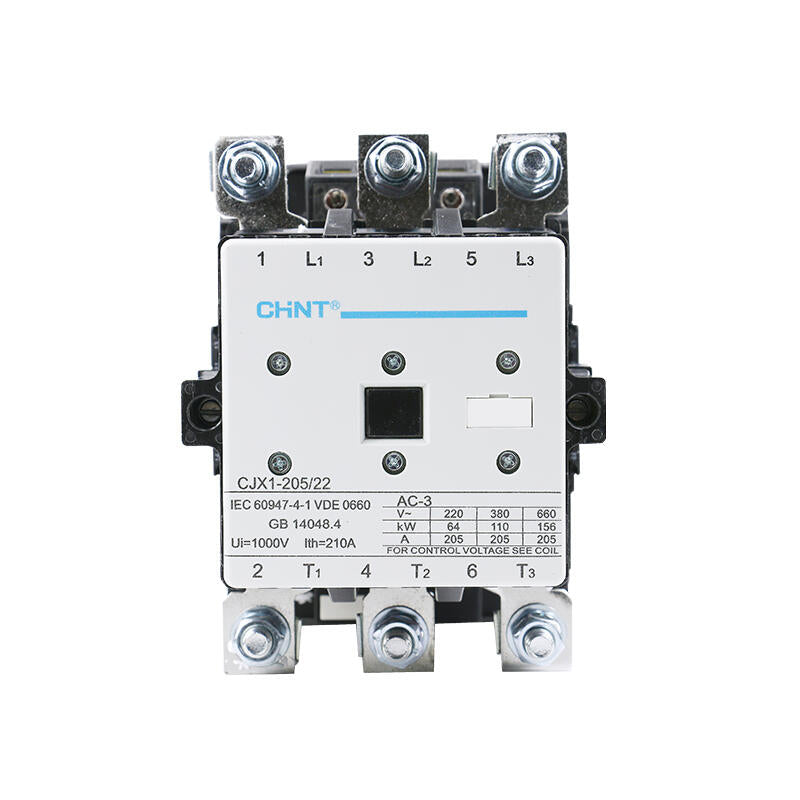Chint CJX1-205/22 220V AC Contactor for Reliable Performance
