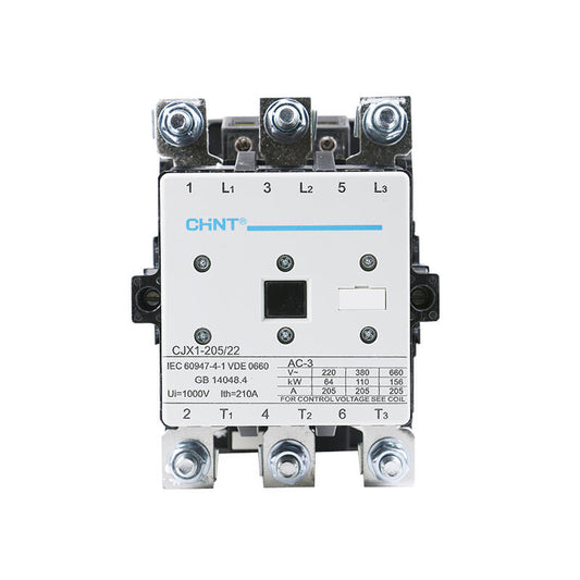 Chint CJX1-205/22 220V AC Contactor for Reliable Performance