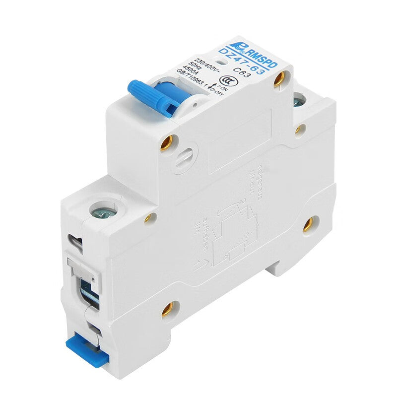 Shanghai People's RMSPD small circuit breaker DZ47 air switch circuit breaker 220V 6A 1P