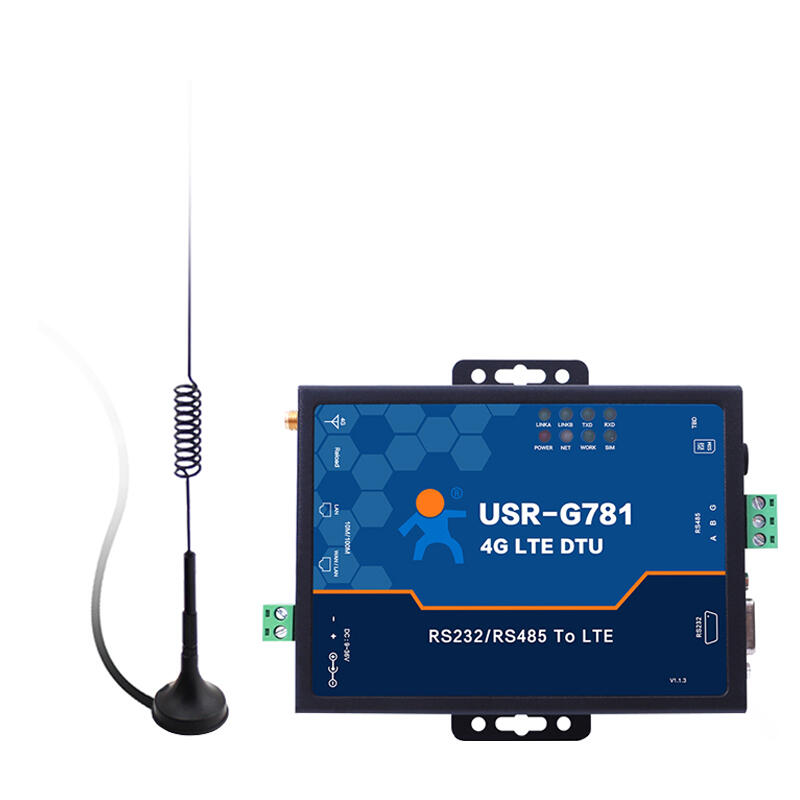 LonHand 4G industrial router wireless with network port 4G DTU module three-network 232/485 serial port two-way transparent transmission five-mode thirteen-frequency USR-G781 full network access