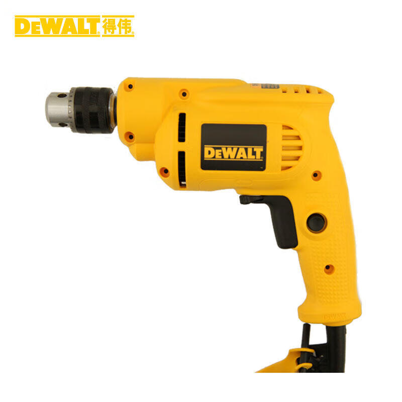 DEWALT 10mm 550W adjustable speed forward and reverse electric drill; DWD014-A9