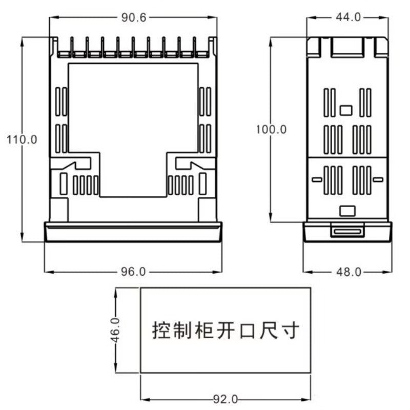 Zhongnuo Transmission Weighing Indicator Controller, Pressure, Tension, and Torque Weighing Sensor ZN5X, Dual-row 5-position Switch