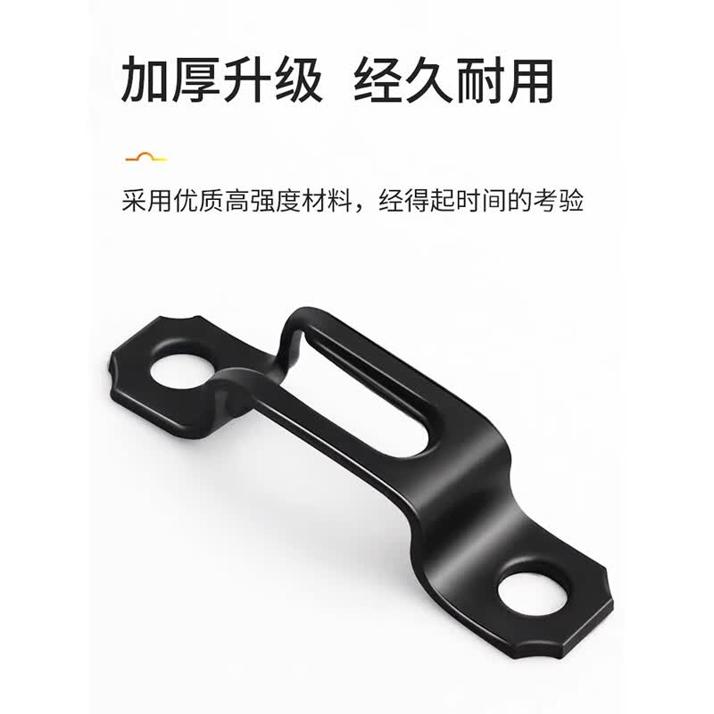 Hantiangong Invisible Two-in-One Connector for Furniture, Wardrobes, Cabinets, Woodworking Shelves, Fasteners, Stainless Steel Full-Through Fasteners [100 Pieces]