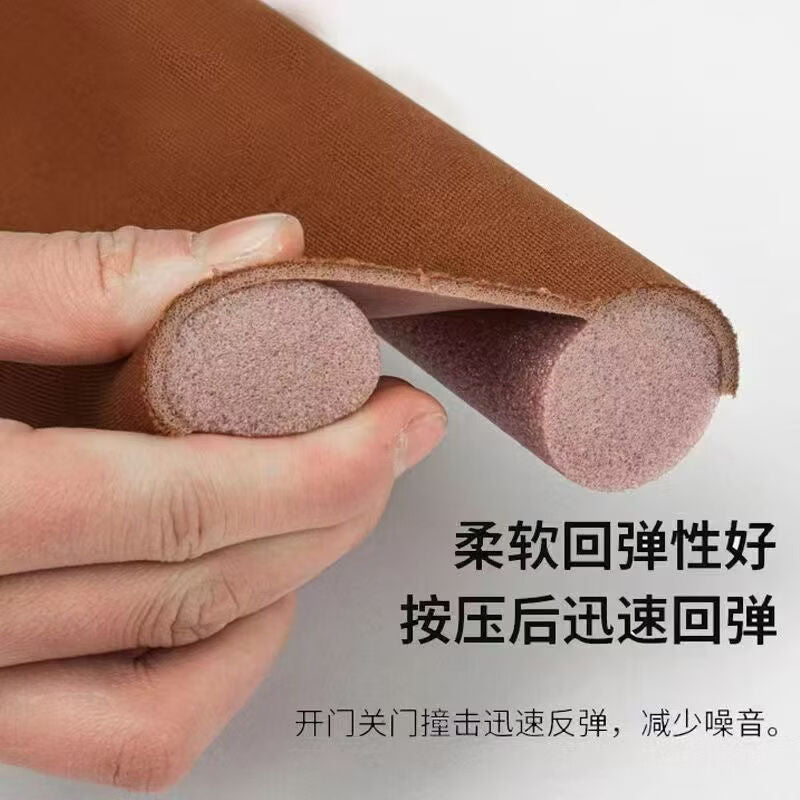 Platinum foam door bottom sealing strip, windproof door seam blocking, windproof door and soundproof door sticker, window windproof and windproof strip, black, 93cm long (two rolls).
