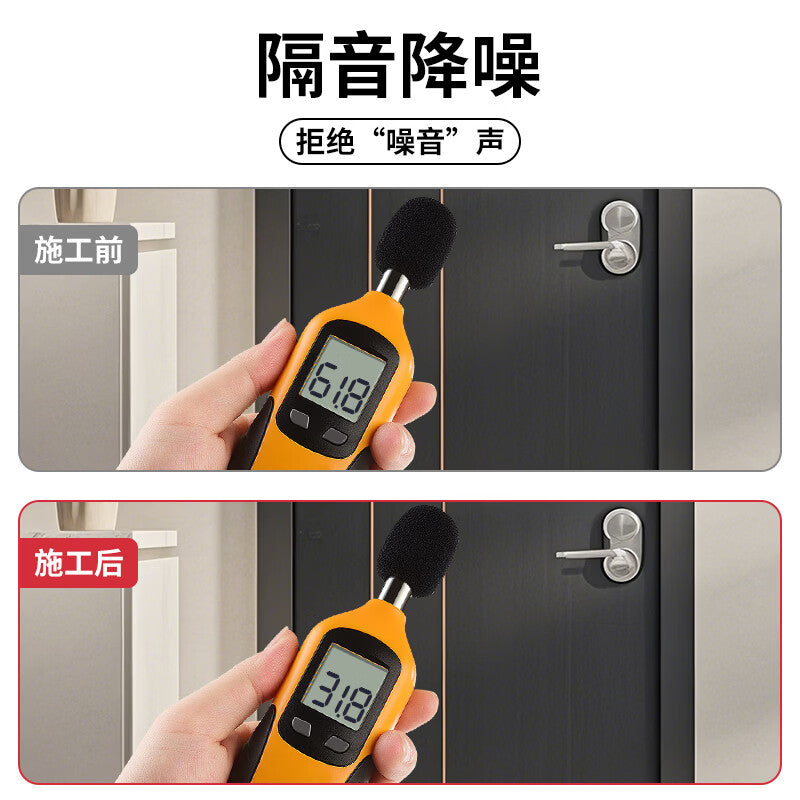 Milage bedroom door slotted sealing strip, bedroom wooden door anti-collision and sound insulation strip, interior door side and door frame windproof and dustproof strip, brown - semi-circular 8*8 [5 meters/roll]