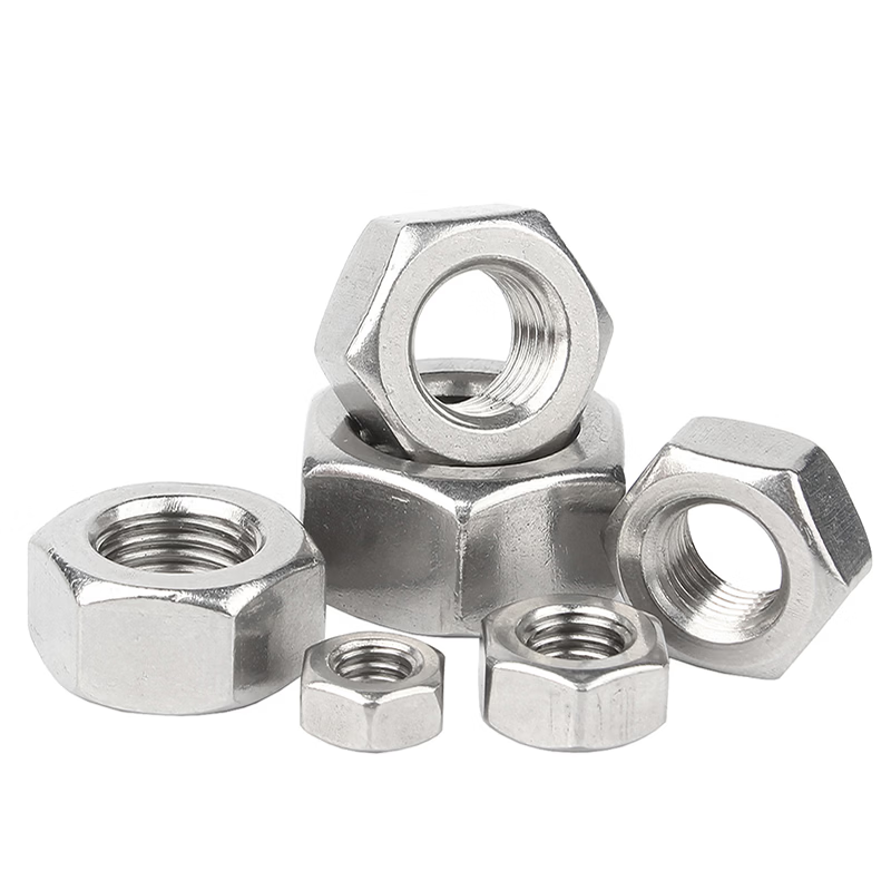 GUWANJI M10 Hex Nuts, 201 Stainless Steel, GB 52, Natural Color / Minimum Order Quantity 1000 [Price per Unit]