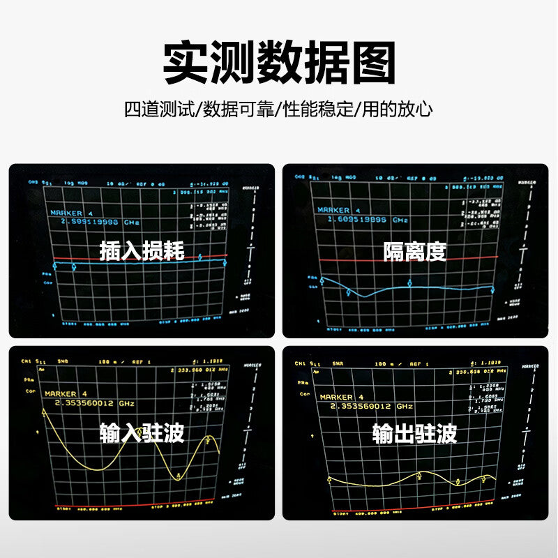 Fengyingzi SMA power divider (1 to 4) SMA-K female connector RF signal splitter combiner 2-6G 1 unit FYZ-SMA/K