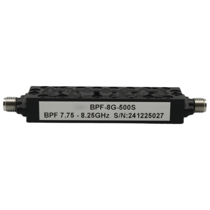 Onmin center frequency: 8GHz/5GHz/3GHz, bandwidth 100/200/500MHz RF bandpass filter; center frequency: 8GHz; bandwidth: 200MHz; SMA