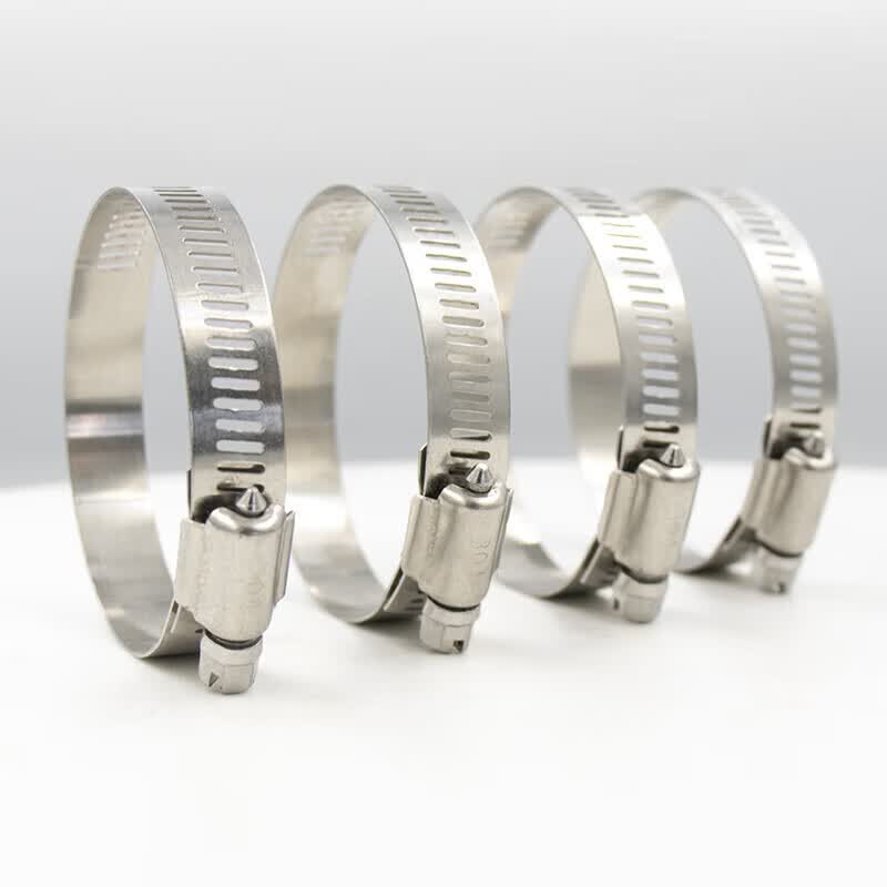 Peifan 304 Stainless Steel Hose Clamps, Pipe Clips, American Style Clamps C 155-178mm (10 pieces)