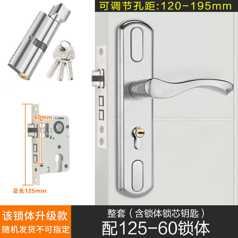 iGear Adjustable Panel Lock Stainless Steel Interior Bedroom Lock Door Lock 125 Lock Body