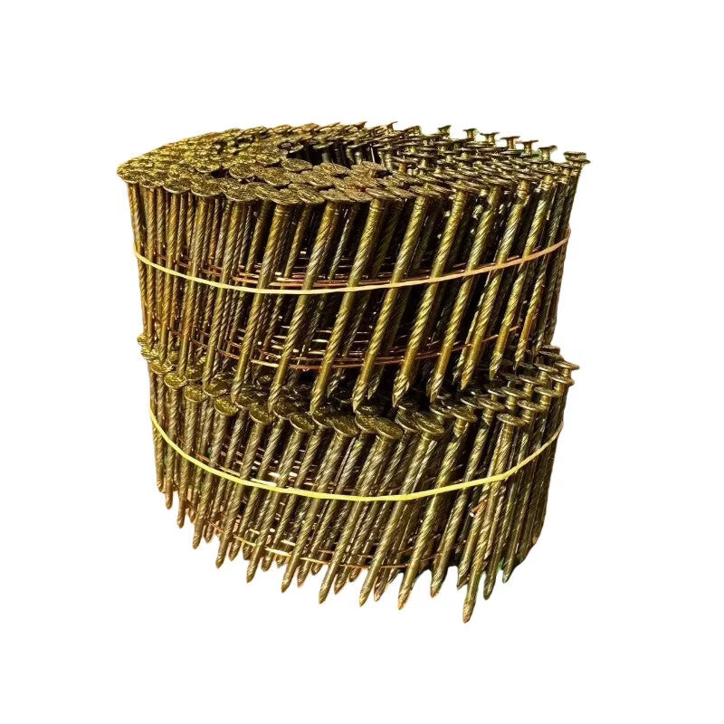 Tengduo threaded coil nails, smooth rod disc nails, threaded nails, ring nails, pallet nails. Unit: box. 2.1*38 threaded coil nails (14000 pieces).