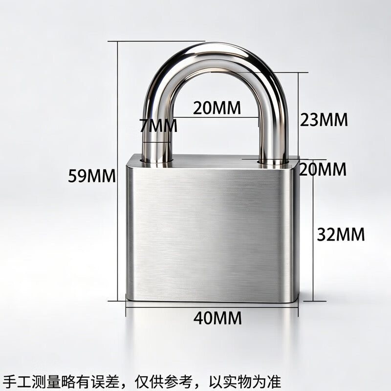 Chuke padlock, anti-theft lock, door lock, household small lock, dormitory lock, 40 key opening mechanism, 4 keys.