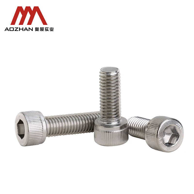 AOZHAN 316 Stainless Steel DIN912 Socket Head Cap Screws M4*50 (250 pieces/box)