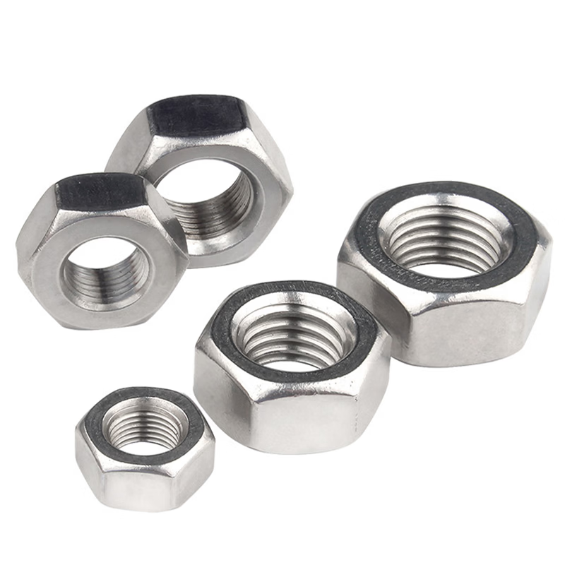 GUWANJI M12 Hex Nuts, 304 Stainless Steel, DIN 934, Natural Color / Minimum Order Quantity 1000 / A2-70 [Price for 1 unit]