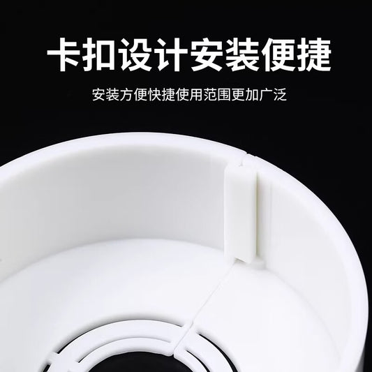 Tams shower head decorative cover, angle valve, shower faucet, water valve cover, water pipe, heating pipe enlarged and thickened split type 30