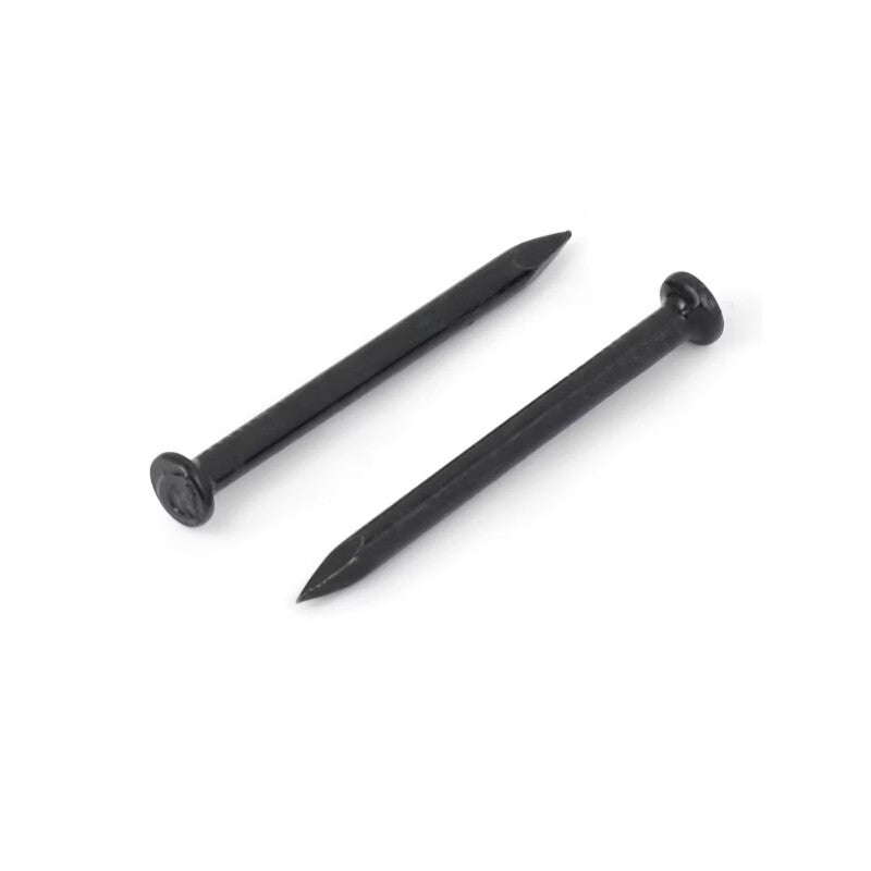 Goodyear black special cement nails, steel nails, round nails, small nails, woodworking nails, wall nails, concrete picture frame nails, picture hanging nails, black, 100mm (approximately 23 nails/pack)