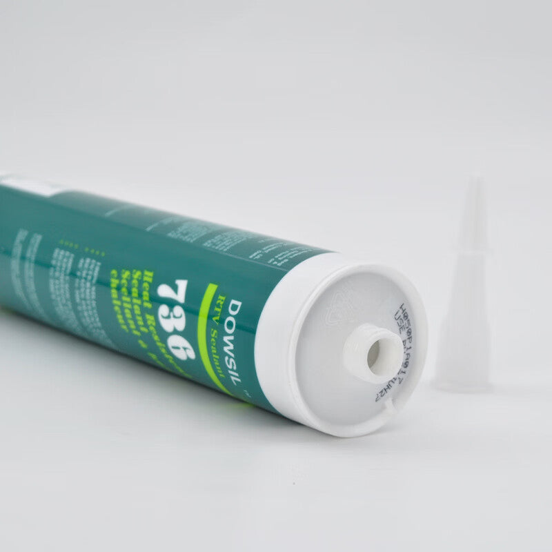 DuPont (DU PONT) Dow Corning 736RTV High Temperature Sealing Silicone, Red, 315 Degrees, Insulating and Waterproof, for Bonding and Fixing Sensors in Electronic Instruments and Meters, 300ml