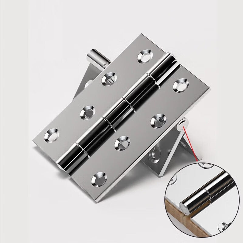Goodyear stainless steel hinges, small hinges for doors, windows, cabinets, and bedrooms, 2 inches - 1.2mm thick [4 pieces], screws included.