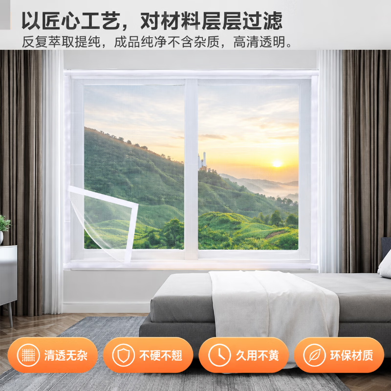 Shouli window windproof and heat-insulating film, a thickened, high-transmittance, heat-insulating plastic sheet, 1.5*1.6m, perfect for sealing windows and preventing cold and wind damage.