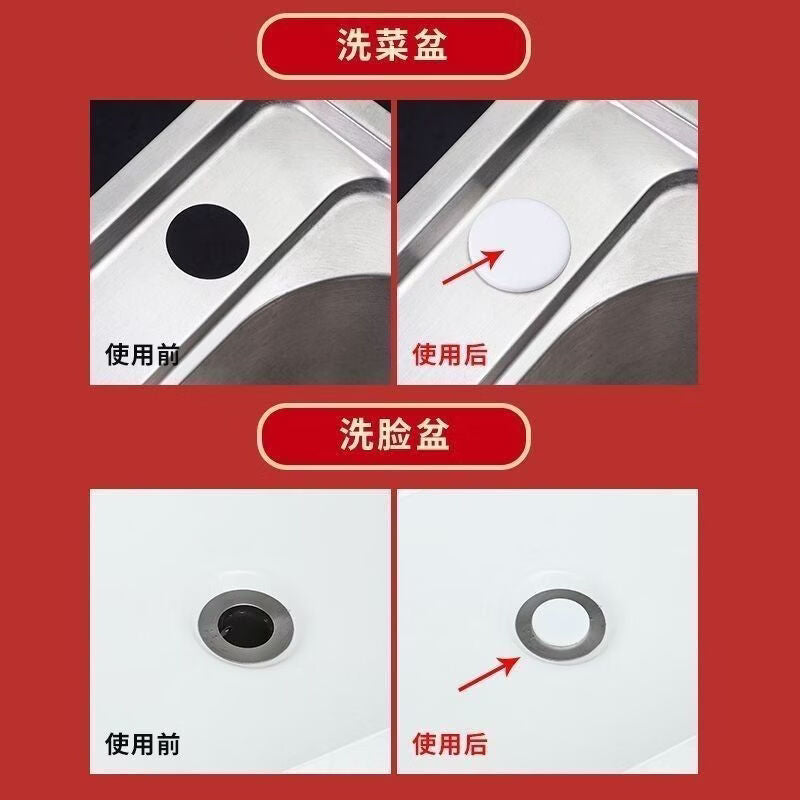 TIMUS Drain Plug Silicone Overflow Plug Drain Pipe Plug Sealing Plug Pool Bathtub Sealing Cap White Plug - 22mm Hole Diameter - Two White Plug - 22mm Hole Diameter - Two