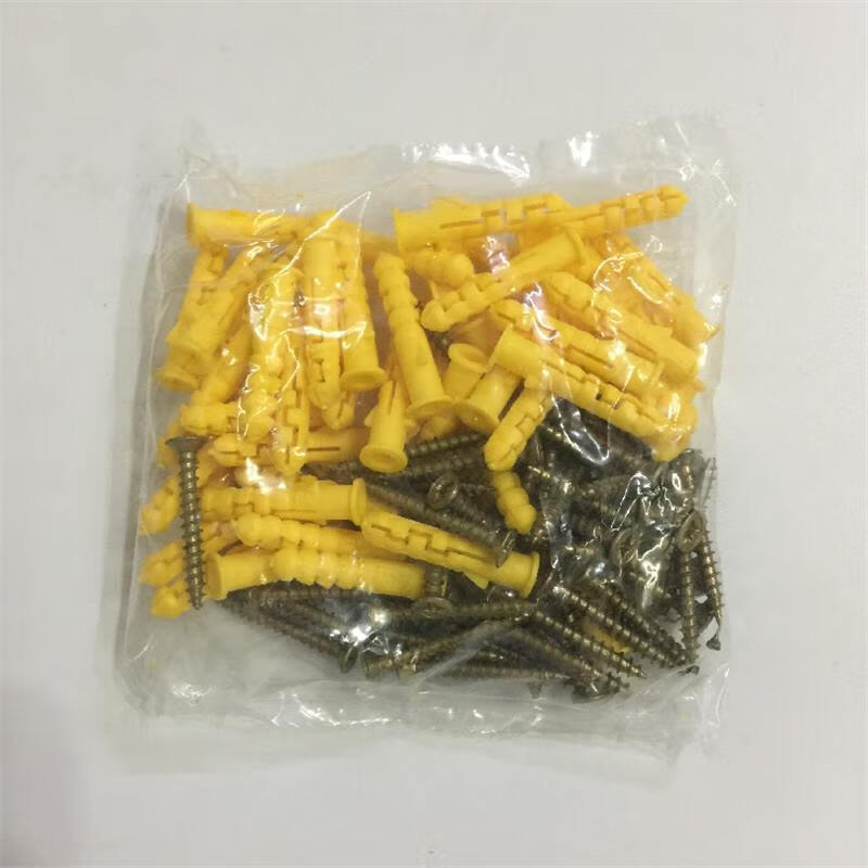 Hantiangong nylon plastic expansion tube extended expansion screw self-tapping screw, Xiaohuangyu M6*30 10 bags