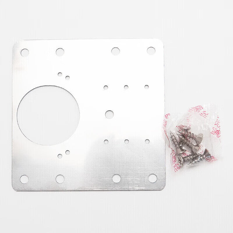 Jingu Lao KCx-51 Hinge Fixing Plate, Cabinet Door Hinge Repair Plate, Stainless Steel Cabinet Door Hinge Repair Tool, 90*90MM (10 pieces)