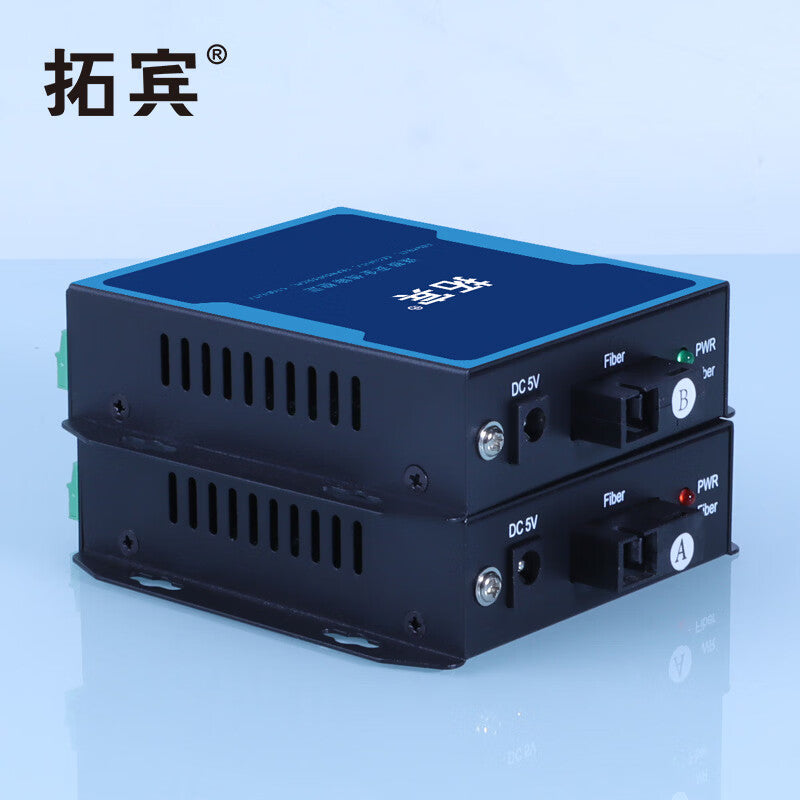 TUOBIN-T/R8ZK 8-channel unidirectional switch alarm to fiber optic extender for 20KM single-mode single-fiber SC infrared beam electronic fence smoke detector access control signal transmission