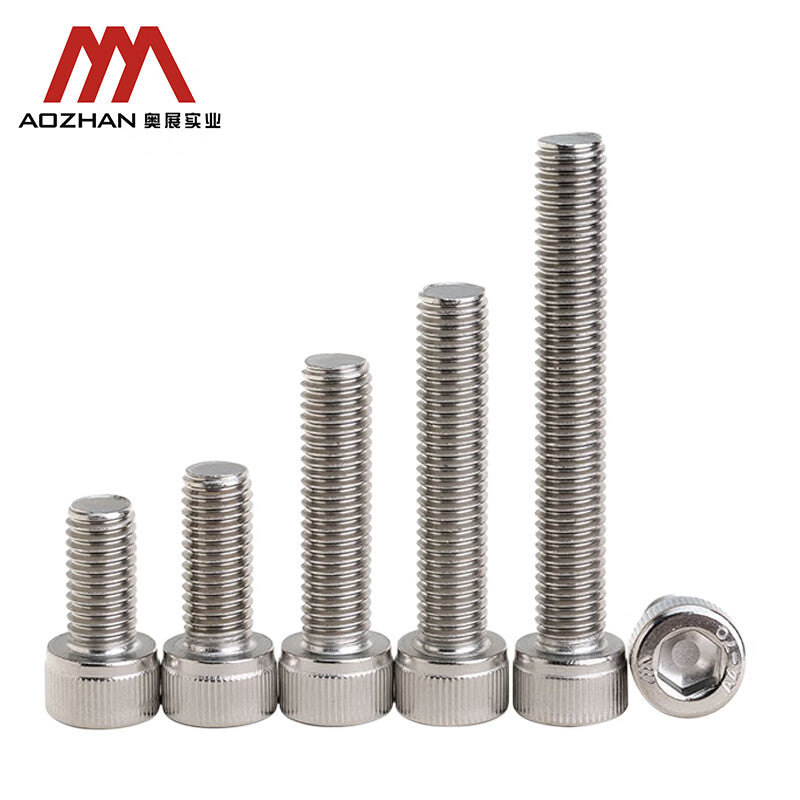 AOZHAN 316 Stainless Steel DIN912 Socket Head Cap Screws M4*50 (250 pieces/box)
