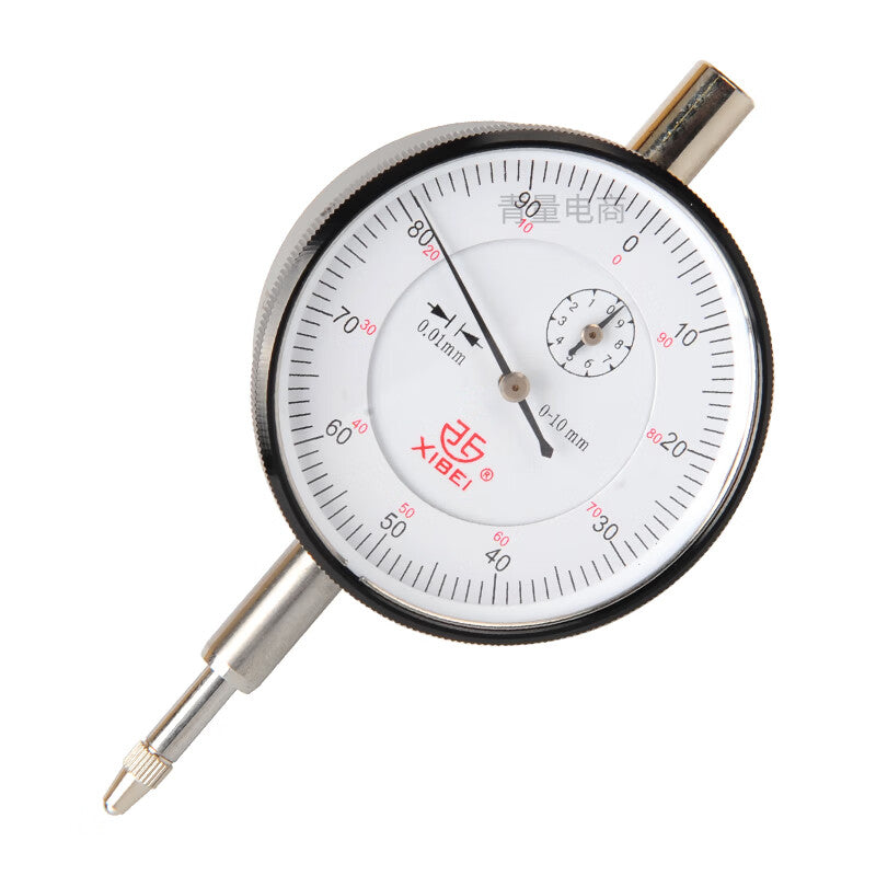 Northwest Qinghai Qingliang Mechanical Dial Indicator, Pointer Gauge, 0-3-5-10mm, Scale Division 0.01, Dial Diameter 60mm, 557-04-090 / Measuring Range 0-10mm